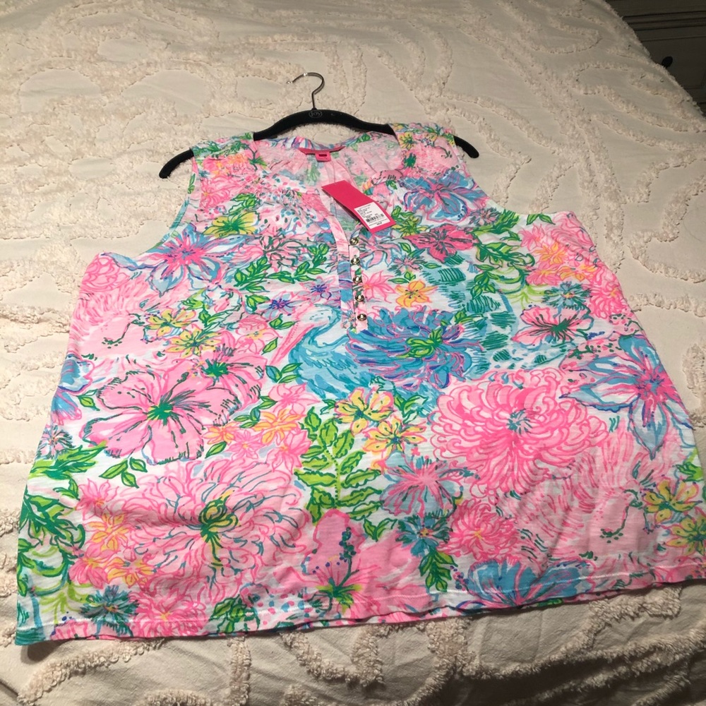 Lilly Pulitzer XXL Essie Top in Paradise Found